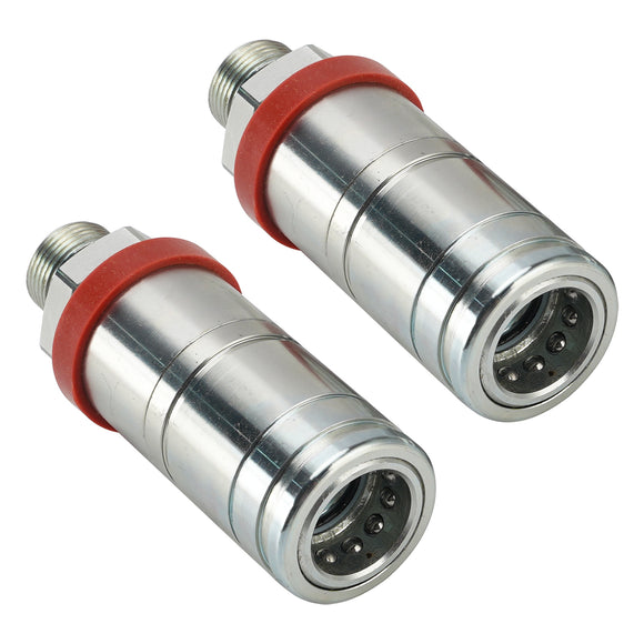 2PCS  AL200979 Hydraulic Female Quick Coupler For John Deere 6100 6400 7230