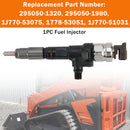 Kubota Excavator: KX080-4, KX080-4S 295050-1980 Fuel Injector 1J770-53050 1J770-53070 1J770-53051-1