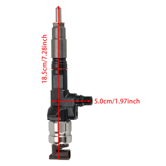 4Pcs 295050-1980 Fuel Injector 1J770-53050 1J770-53070 1J770-53051 For Kubota