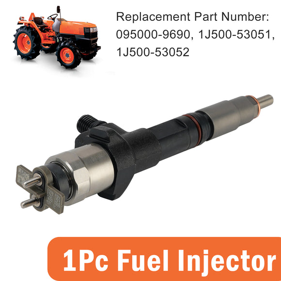 1Pc 095000-9690 1J500-53051 1J500-53050 1J50053052 Fuel Injector For Kubota