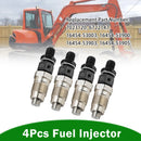 4Pcs 16454-53905 16454-53903 Fuel Injector For Kubota Engine V2003 V2203 V2403-1