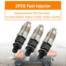 ZD18,ZD18F,ZD21,ZD21F,ZD221,ZD321,ZD321N,ZD323 3PCS Fuel Injector-1