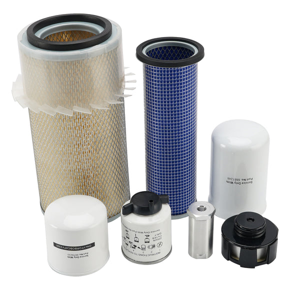 7PCS Maintenance Filter Kit For Bobcat T250 T300 T320 Skid Steer Track Loader