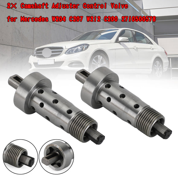 2PCS Camshaft Adjuster Control Valve for Mercedes W204 C207 W212 C200 2710500578
