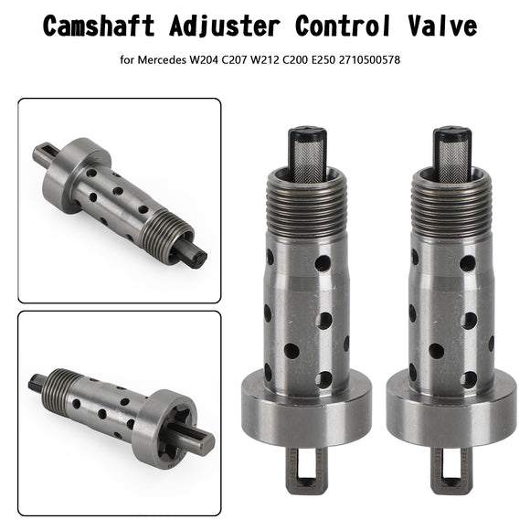 2PCS Camshaft Adjuster Control Valve for Mercedes W204 C207 W212 C200 2710500578