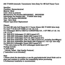 09G TF-60SN Automatic Transmission Valve Body For VW Golf Passat Toura-24