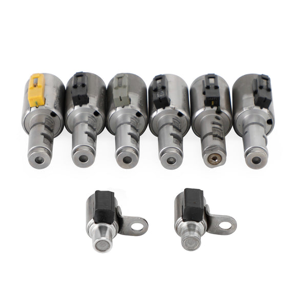 8pcs 09G TF-60SN/TF60SN 6-speed Trans Solenoid For VW Audi Mini 2003-On FWD