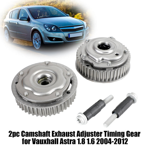 2008 for Saturn Astra 1.8L L4 DOHC 2pc Intake & Exhaust Camshaft Adjusters 12992409 55567050 Generic