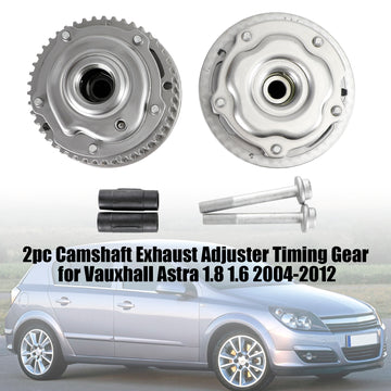 2008 for Saturn Astra 1.8L L4 DOHC 2pc Intake & Exhaust Camshaft Adjusters 12992409 55567050 Generic - 0