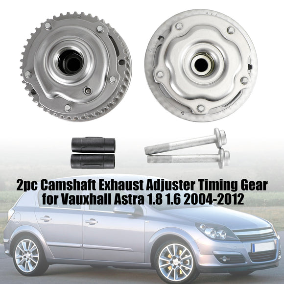 2008 for Saturn Astra 1.8L L4 DOHC 2pc Intake & Exhaust Camshaft Adjusters 12992409 55567050 Generic
