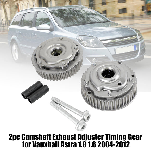 2pc Intake & Exhaust Camshaft Adjusters for Vauxhall Astra 1.8 1.6 2004-2012