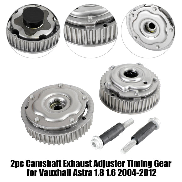 2pc Intake & Exhaust Camshaft Adjusters for Vauxhall Astra 1.8 1.6 2004-2012