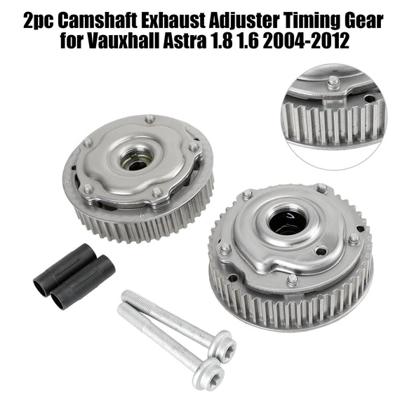 2pc Intake & Exhaust Camshaft Adjusters for Vauxhall Astra 1.8 1.6 2004-2012