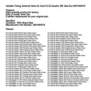 Variable Timing Solenoid Valve 06H109257A for Audi A3 Q3 Quattro VW Jetta Eos-12