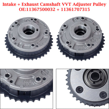 2005-2009 BMW Z4 Roadster E85 2.0i Intake + Exhaust Camshaft VVT Adjuster Pulley 11361707315 11367500032 Generic - 0