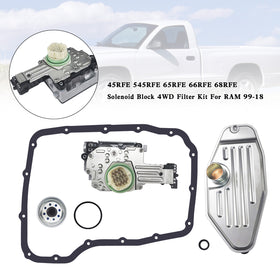 45RFE 545RFE 65RFE 66RFE 68RFE Solenoid Block 4WD Filter Kit For RAM 99-18 - 0