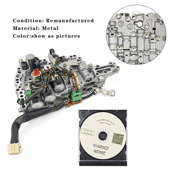 JF016E CVT Transmission Valve Body with Solenoids For Nissan Altima 2.5L 12-2019