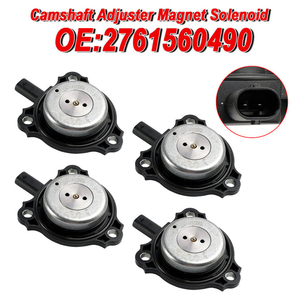 4PC Camshaft Adjuster Magnet Solenoid for Mercedes-Benz C E CL CLS G 2761560490