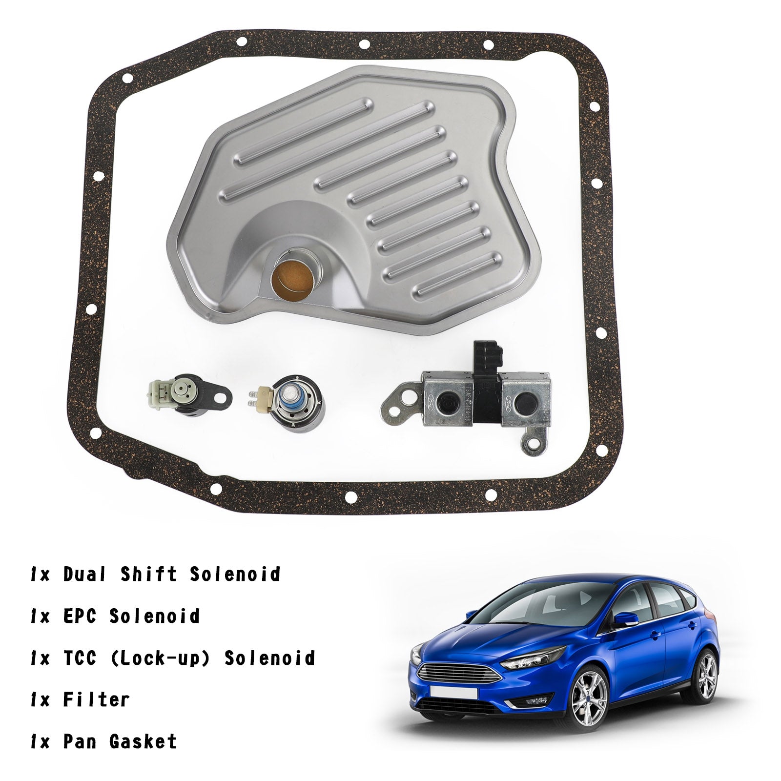 Supercarpart EPC TCC 2005-2008 4R70W 4R75W Transmission Solenoid Service Set Shift Generic