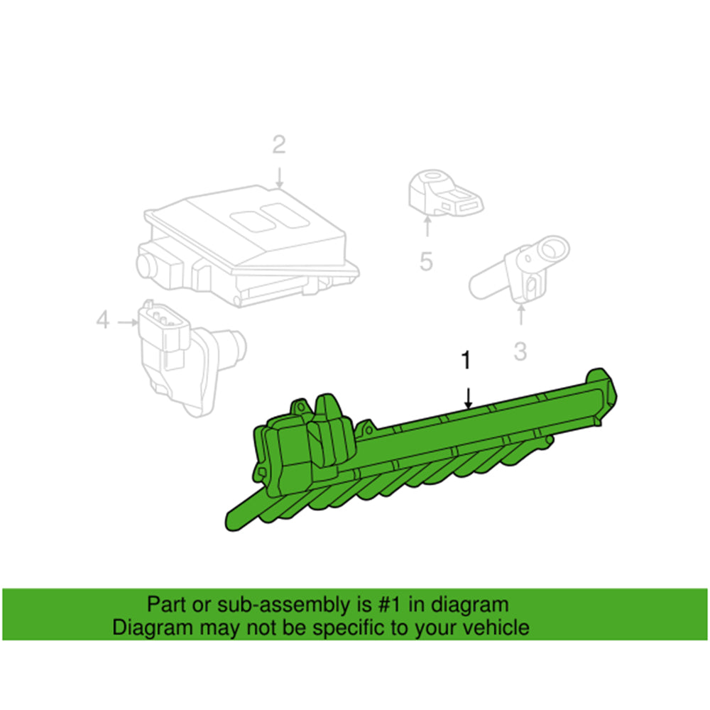 Supercarpart 2001-2014 Mercedes-Benz CL600 Right Coil Pack Spark Plug Connectors Ignition A2751500480 Generic