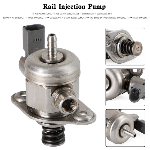 2009-2017 VW Tiguan High Pressure Fuel Pump 06H127025N Generic