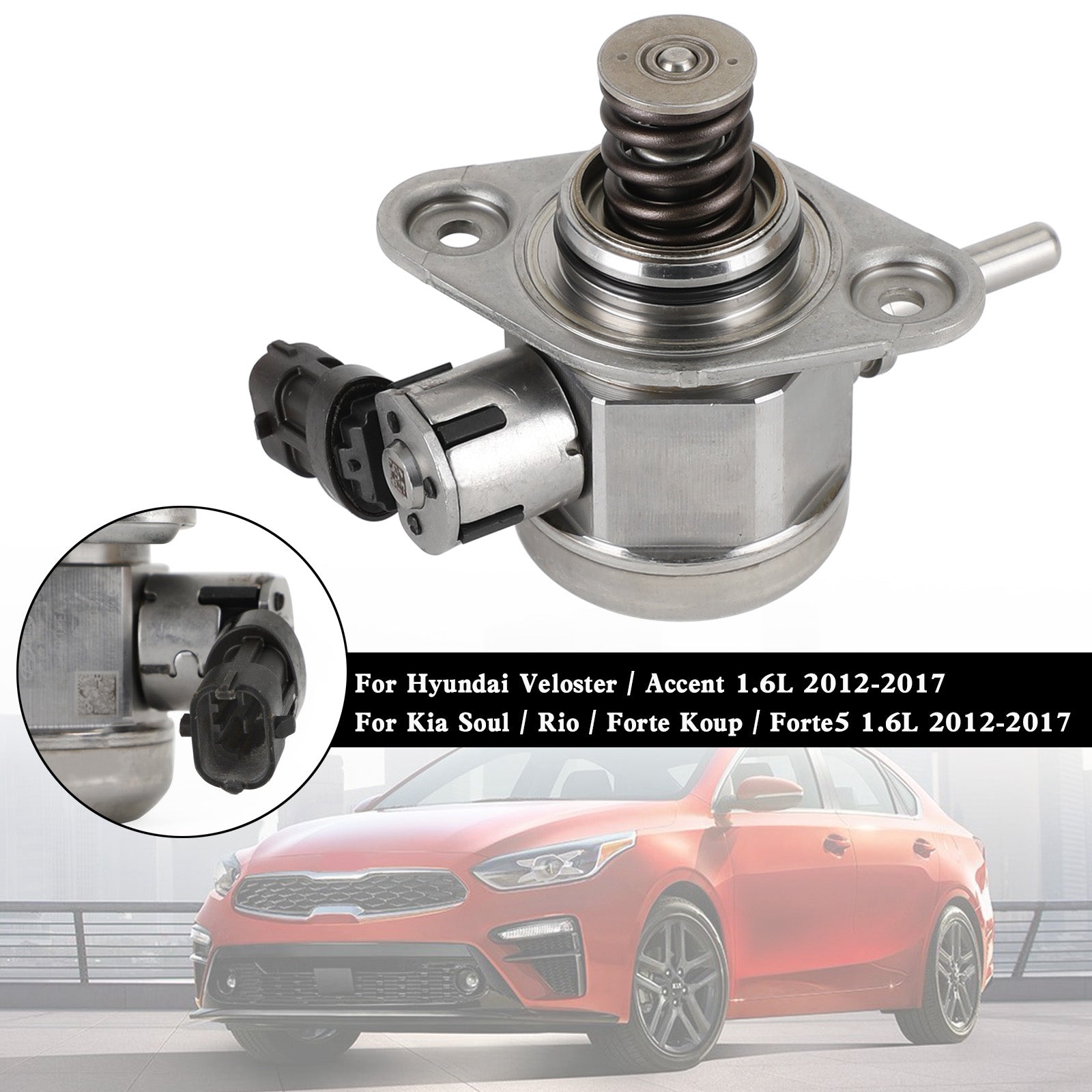 Supercarpart 2012-2017 Hyundai Veloster / Accent 1.6L  Direct Injection High Pressure Fuel Pump 35320-2B220 Generic