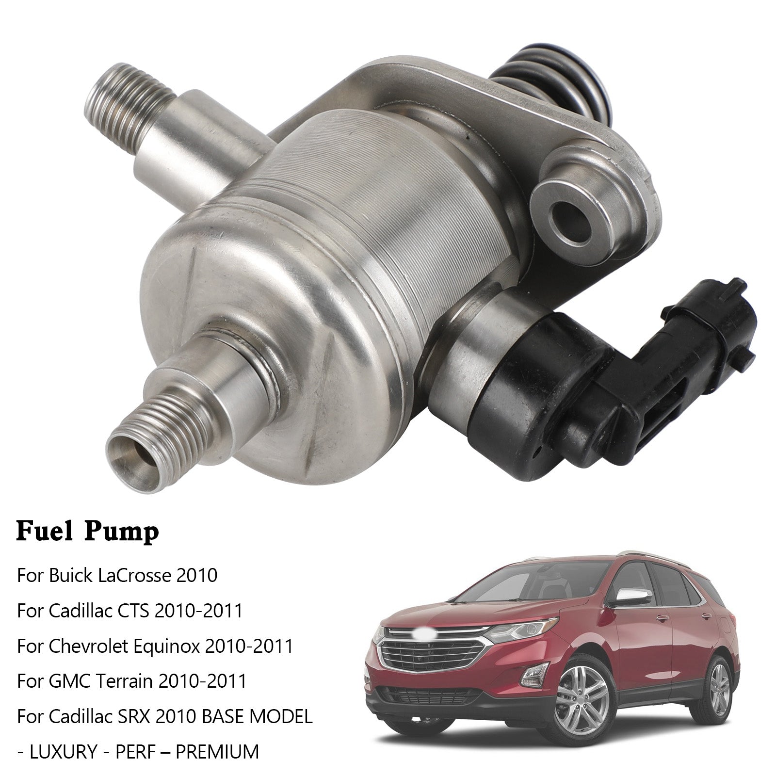 Supercarpart 2010 Cadillac SRX BASE MODEL - LUXURY - PERF – PREMIUM High Pressure Fuel Pump 12641740 Generic