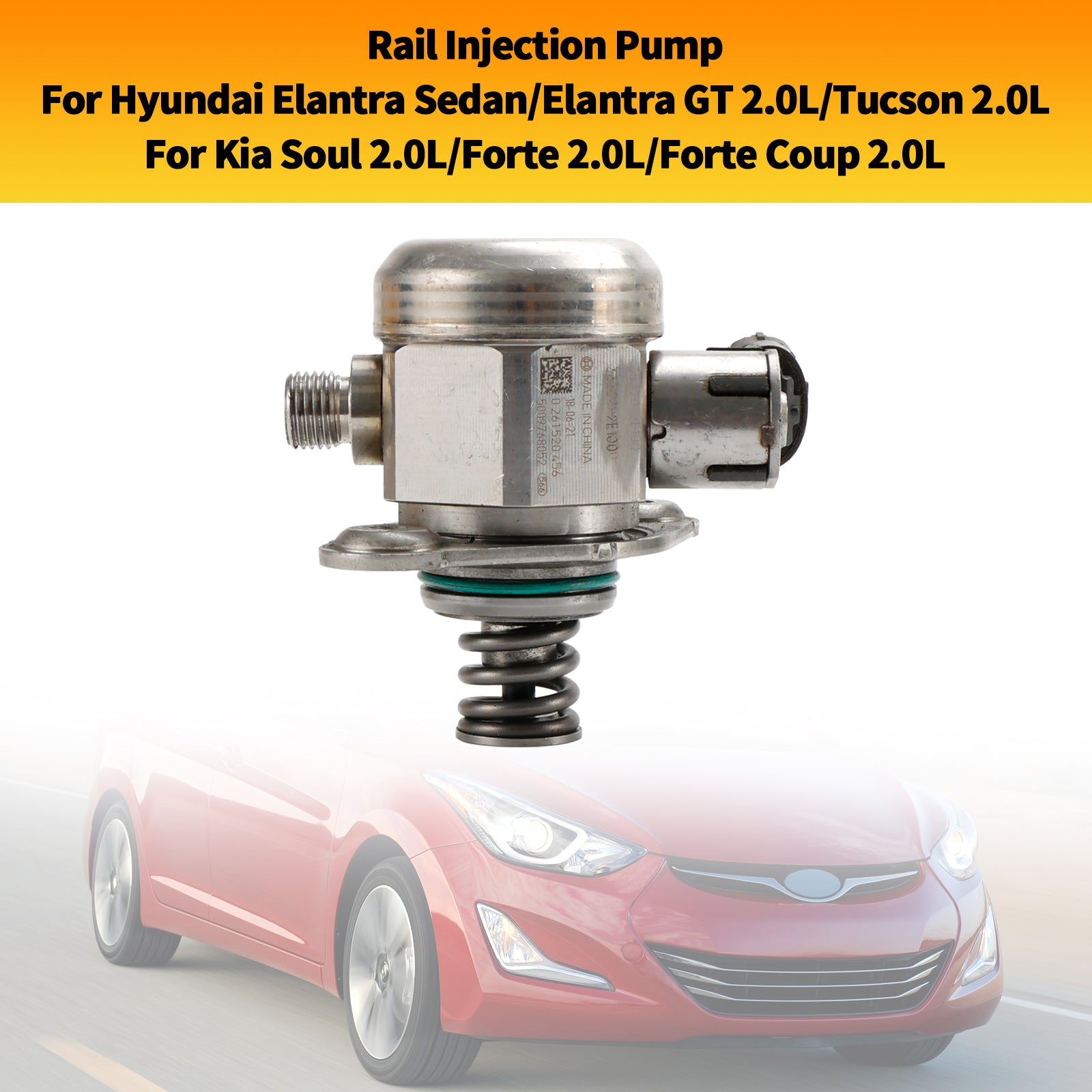 Supercarpart 2014-2016 Hyundai Elantra Sedan Direct Injection High Pressure Fuel Pump Generic