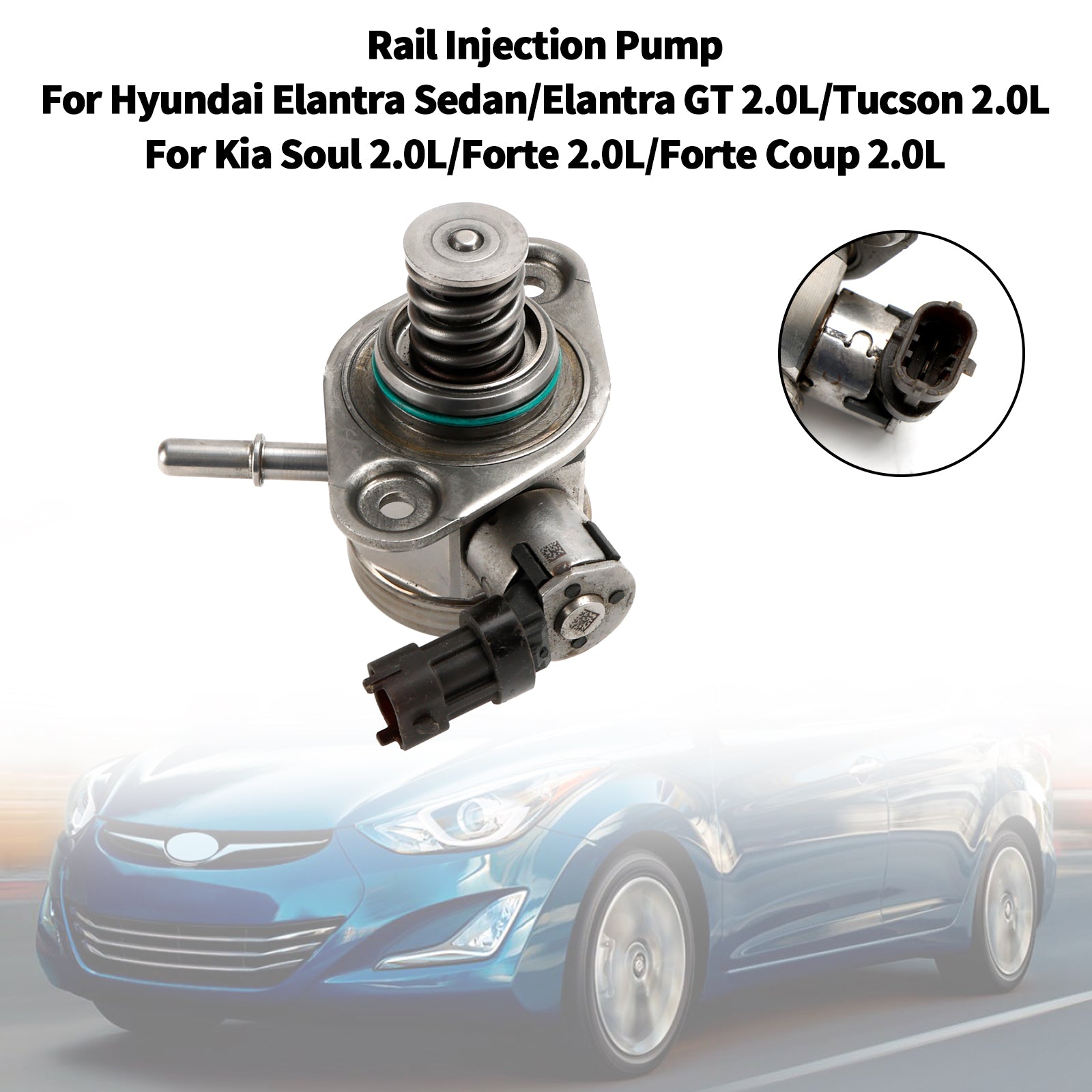 Supercarpart 2014-2016 Hyundai Elantra Sedan Direct Injection High Pressure Fuel Pump Generic