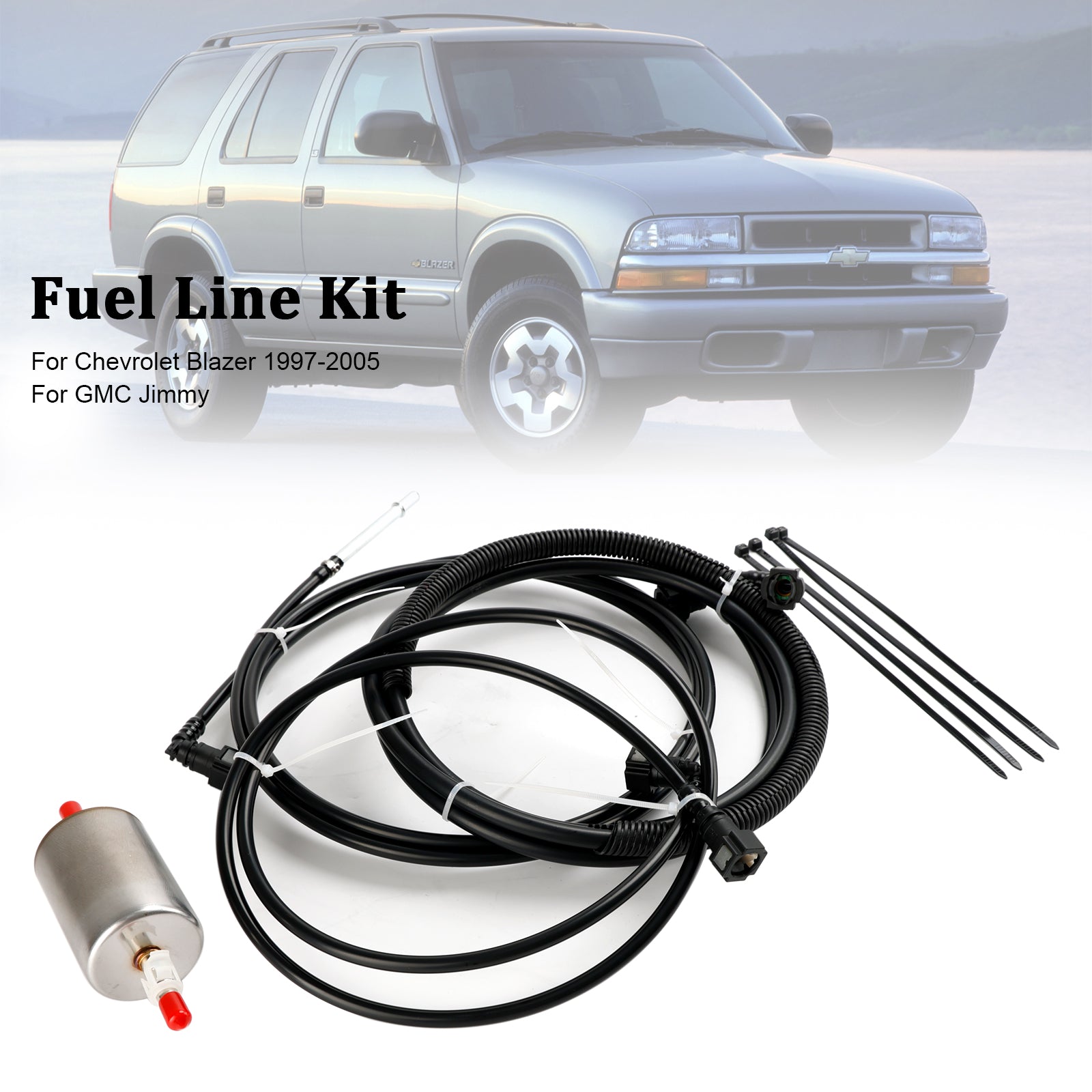 Supercarpart 1997-2005 Chevy Blazer Nylon Fuel Line Replacement Kit LP731952KS Generic - 0