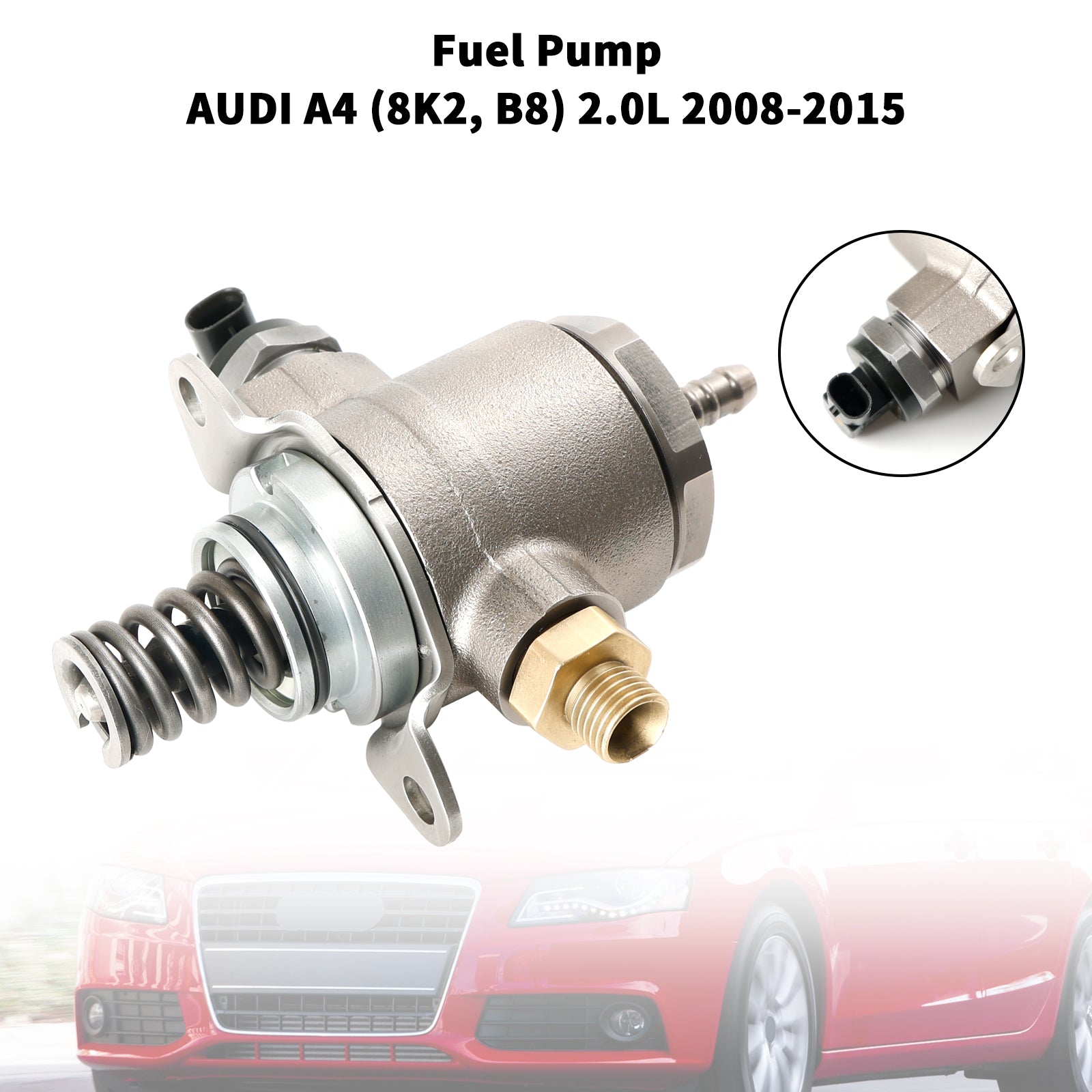 Supercarpart 2008-2015 AUDI A4 (8K2, B8)/A4 Avant (8K5, B8)/Q5 (8R) 2.0L High Pressure Pump Fuel Pump 06J127025E Generic