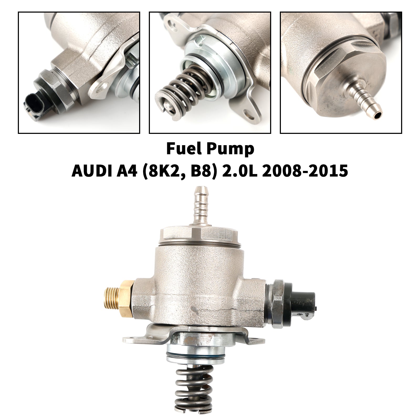 Supercarpart 2008-2015 AUDI A4 (8K2, B8)/A4 Avant (8K5, B8)/Q5 (8R) 2.0L High Pressure Pump Fuel Pump 06J127025E Generic