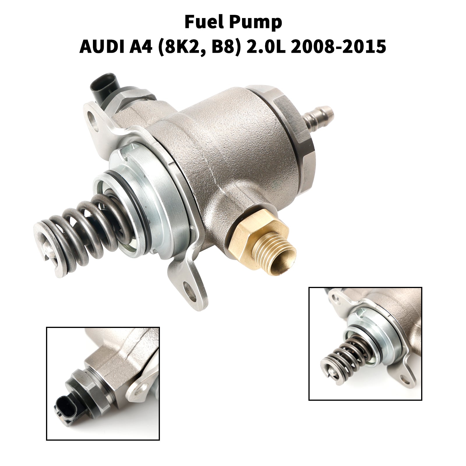 Supercarpart 2008-2015 AUDI A4 (8K2, B8)/A4 Avant (8K5, B8)/Q5 (8R) 2.0L High Pressure Pump Fuel Pump 06J127025E Generic