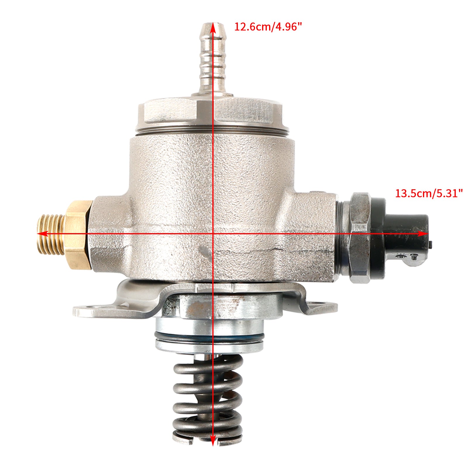 Supercarpart 2008-2015 AUDI A4 (8K2, B8)/A4 Avant (8K5, B8)/Q5 (8R) 2.0L High Pressure Pump Fuel Pump 06J127025E Generic - 0