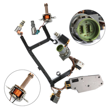 1993-2002 PWM 7pc Set 4L60E Transmission Solenoid Kit W/Harness Generic - 0