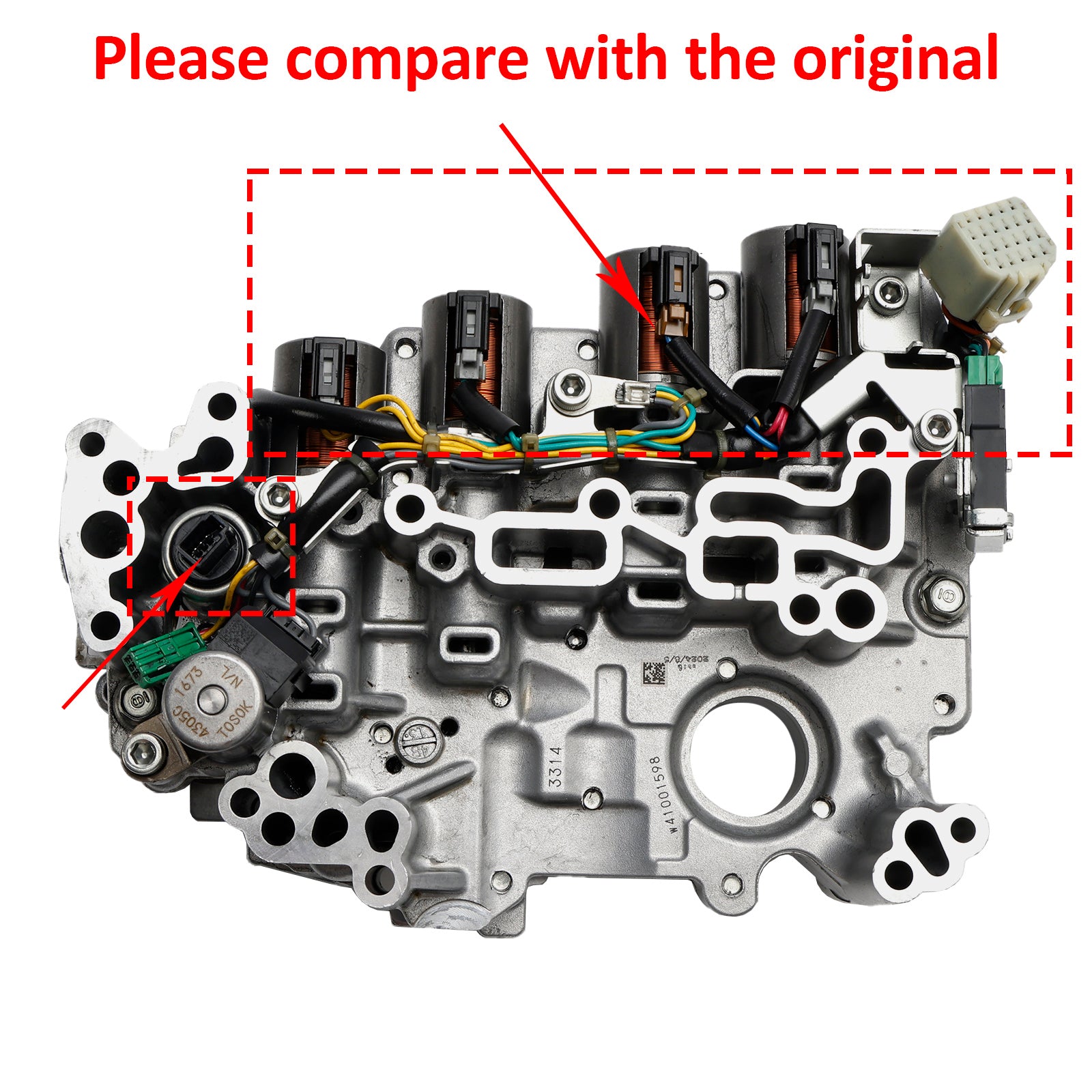 Supercarpart 2013-2015 Chevr Spark RE0F11A JF015E CVT Transmission Valve Body Generic