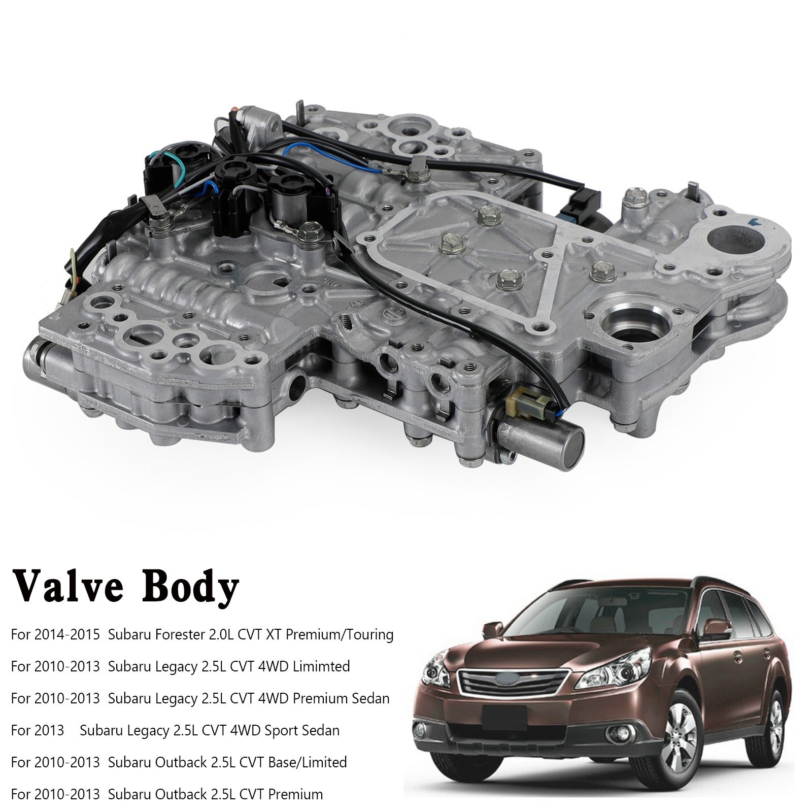 Supercarpart 2010-2013 Subaru Legacy 2.5L CVT 4WD Limimted/Premium Sedan TR690 Transmission Valve Body Generic