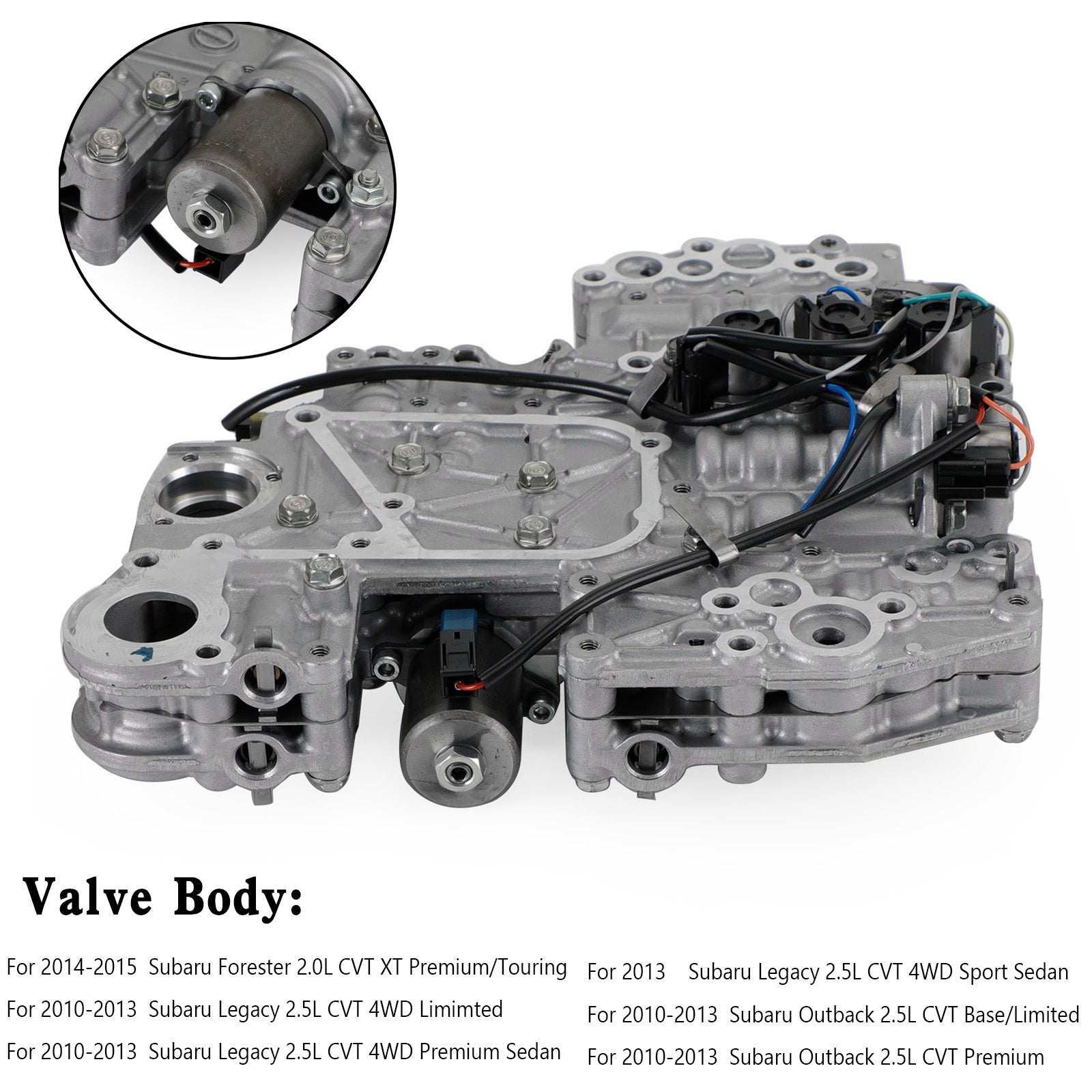 Supercarpart 2014-2015 Subaru ester 2.0L CVT XT Premium/Touring TR690 Transmission Valve Body Generic