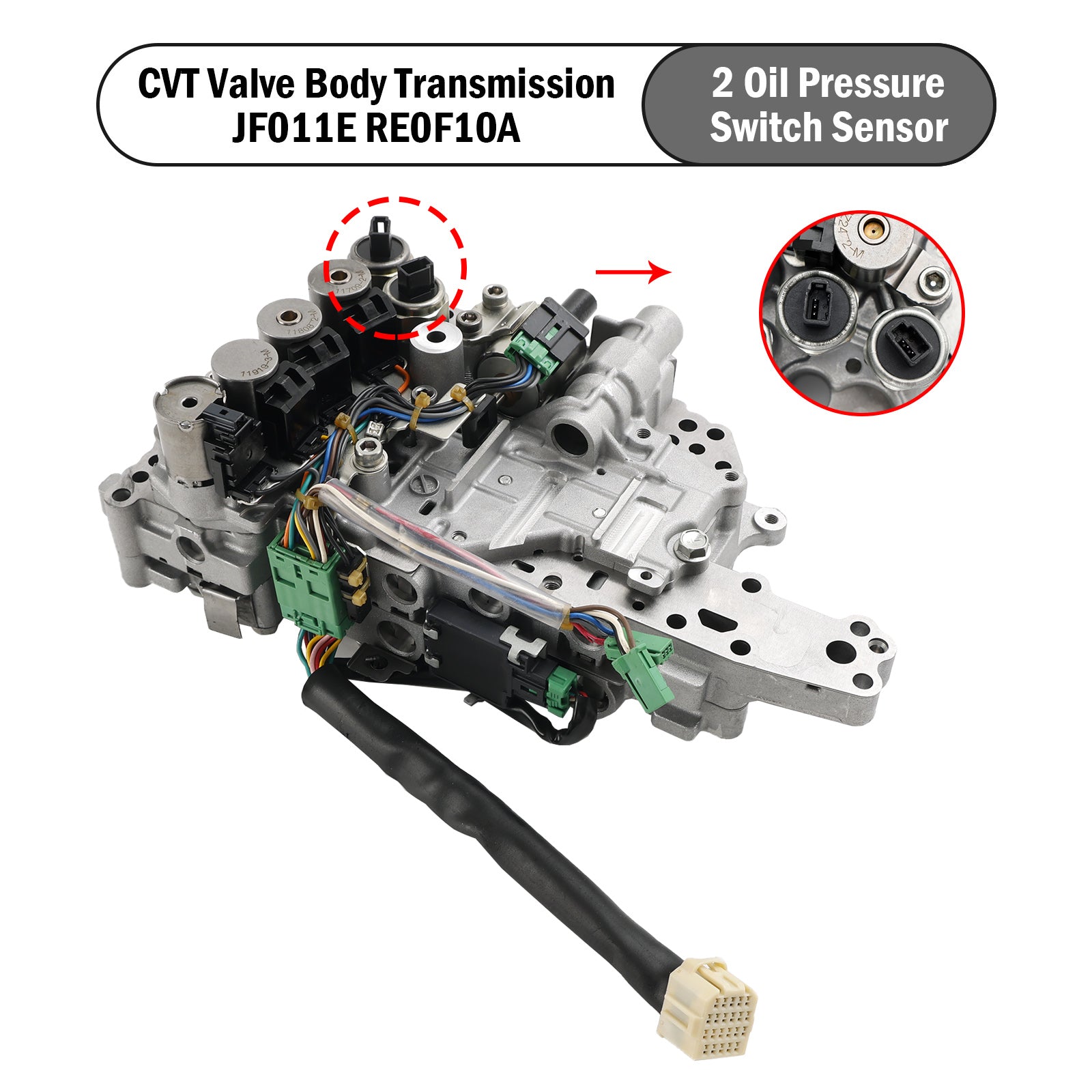 Supercarpart 2011-2015 MITSUBISHI OUTLANDER 2.0L CVT Valve Body Transmission JF011E RE0F13A Generic