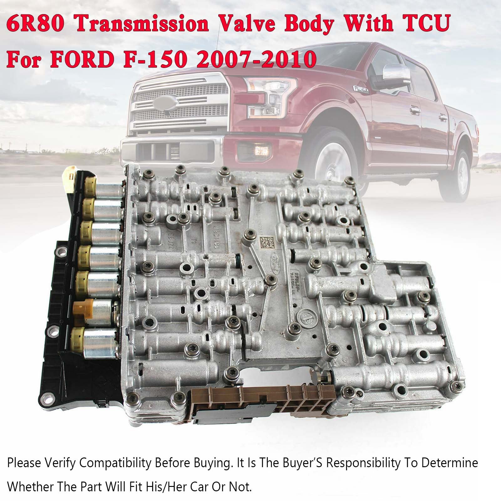 Supercarpart 2007-2010 Lincoln Navigator 6R80 Transmission Valve Body With TCU Generic - 0