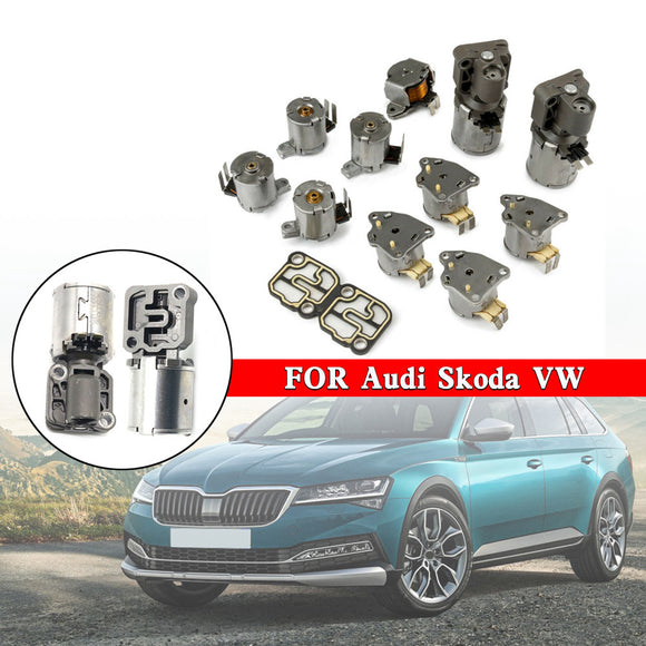 2005+ SEAT LEON 6 SP FWD L4 1.6L 1.9L 2.0L New 02E Automatic Transmission Solenoids 6speed Kit DQ250 DSG Generic