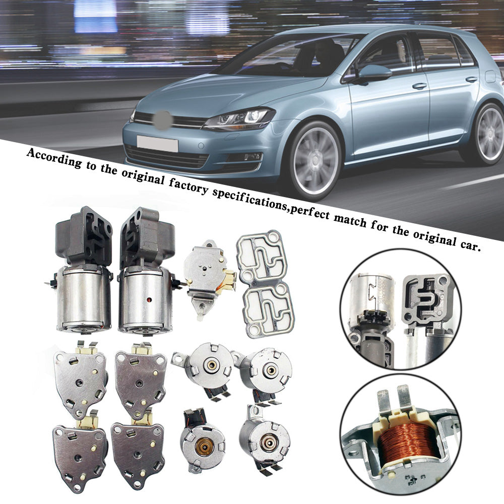 Supercarpart 2003+ AUDI TT 6 SP F/AWD L4 2.0L V6 3.2L New 02E Automatic Transmission Solenoids 6speed Kit DQ250 DSG Generic
