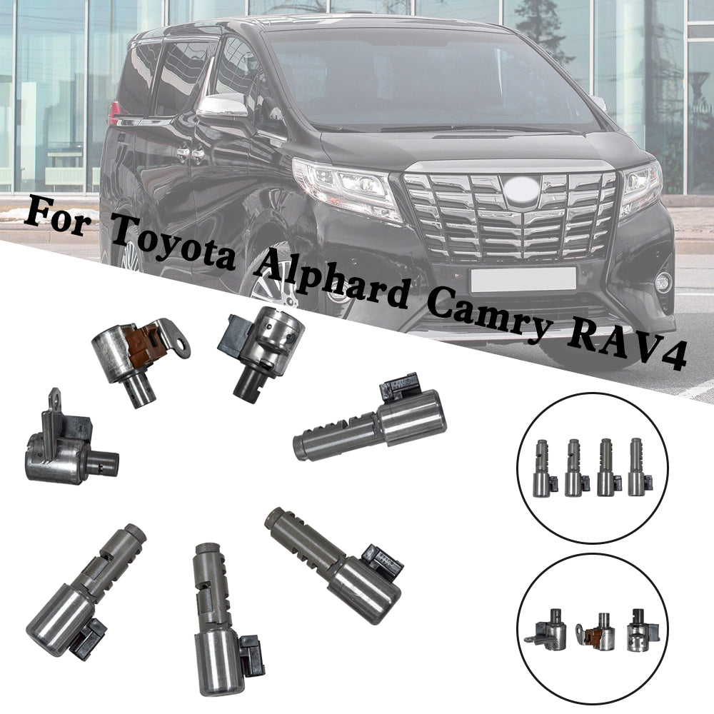 Supercarpart 2003-2008 TOYOTA Harrier 5 SP F/4WD 3.0L 3.5L U150 U151 U151E Transmission Solenoids Valve Kit Generic