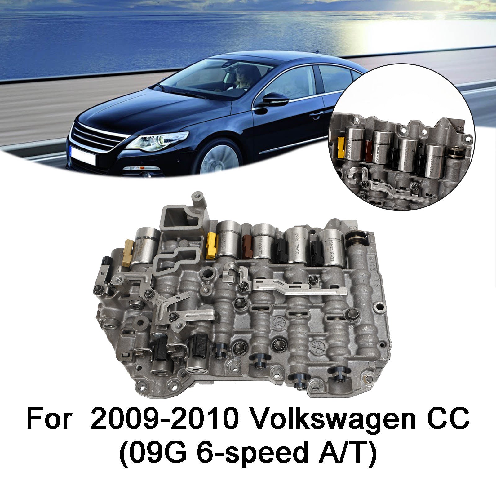 Supercarpart 2005-2010 Volkswagen Jetta 2.5L 6-speed A/T 09G TF-60SN Automatic Transmission Valve Body Generic - 0