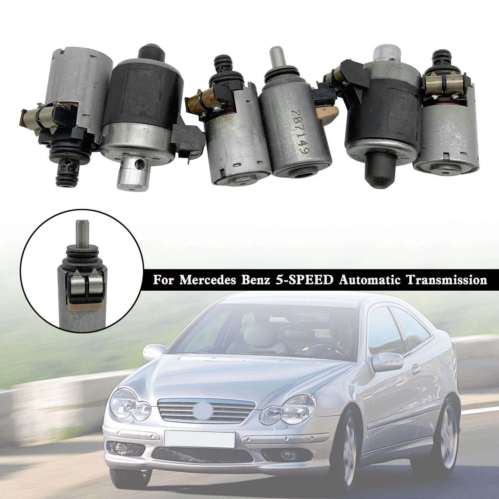 Supercarpart Mercedes Benz 5-SPEED 722.6 Automatic Transmission Solenoids 6PCS Generic