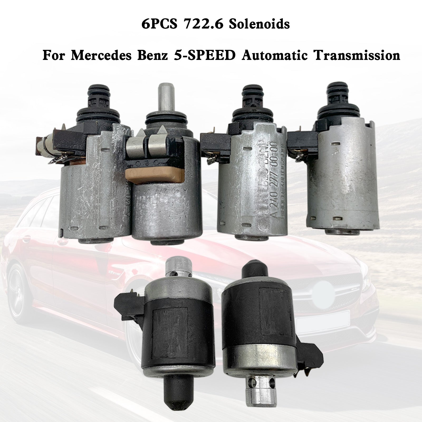 Supercarpart Mercedes Benz 5-SPEED 722.6 Automatic Transmission Solenoids 6PCS Generic