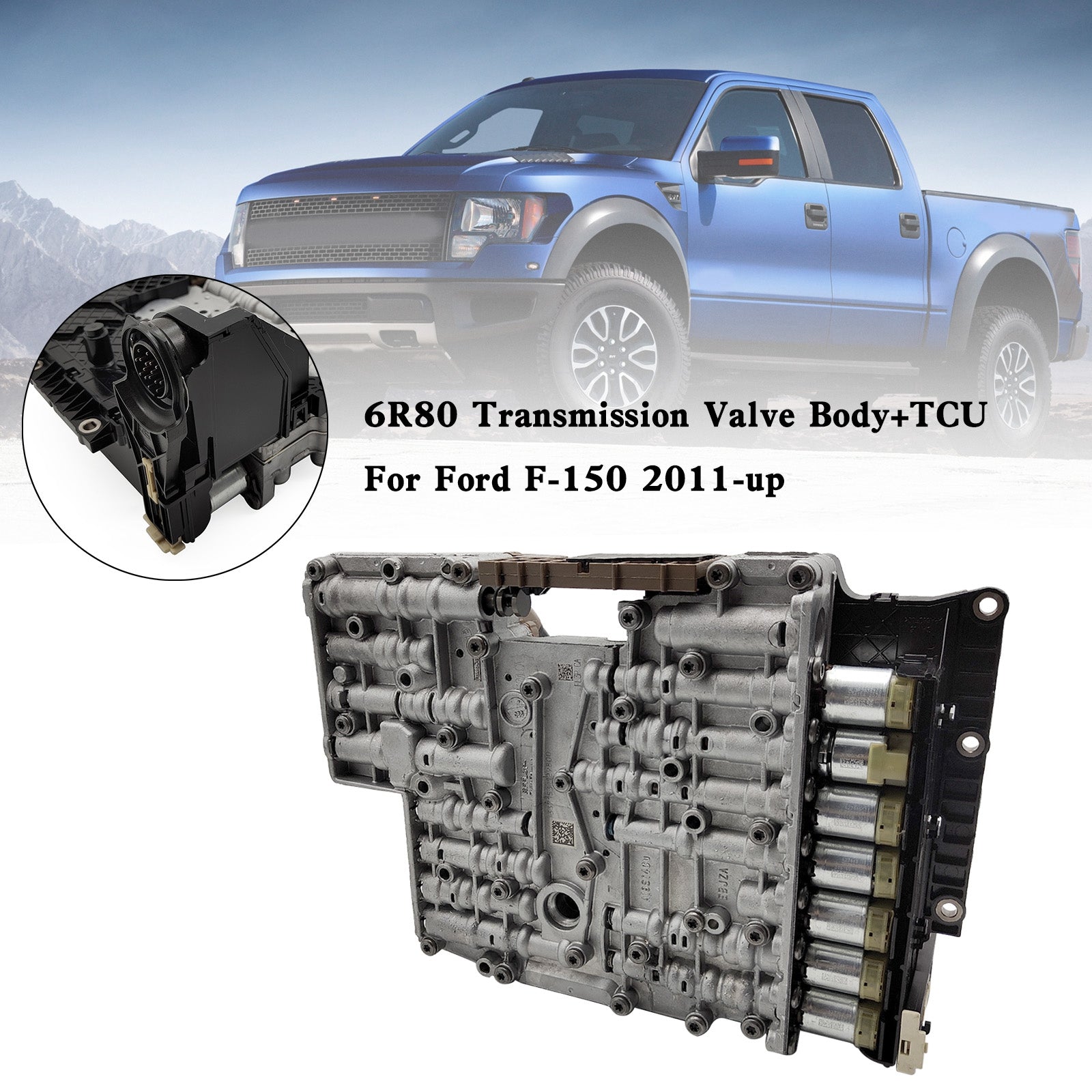 Supercarpart 2011+ Ford F-150 6R80 Transmission Valve Body+TCU AL3P-7Z490-BA Generic - 0