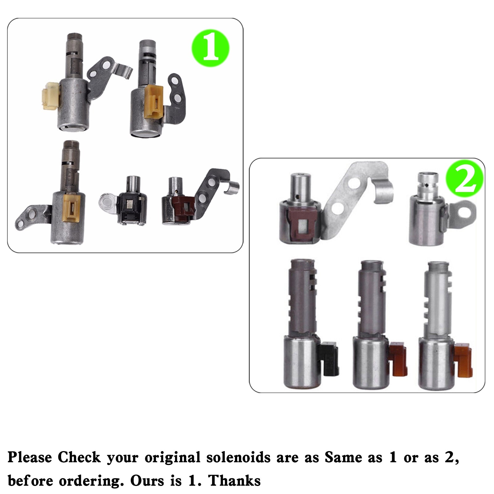 Supercarpart 1999-2001 Lexus ES300 3.0L 5pcs Transmission Solenoid U140 U240 Generic