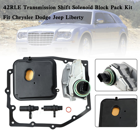 2005-2011 Chrysler 300 V6 2.7L 3.5L 42RLE Transmission Shift Solenoid Block Pack Kit Generic