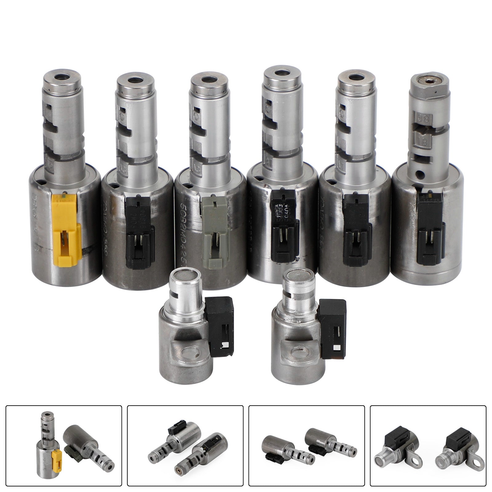 Supercarpart 2005-2011 Volkswagen Jetta 2.0L L5 2.5L FWD 8pcs 09G TF-60SN/TF60SN 6-speed Trans Solenoid Generic